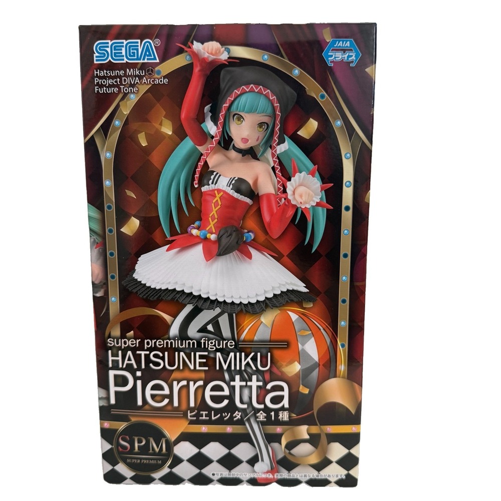 SEGA Hatsune Miku Project Diva Arcade Super Premium Figure Pierretta w/ Box